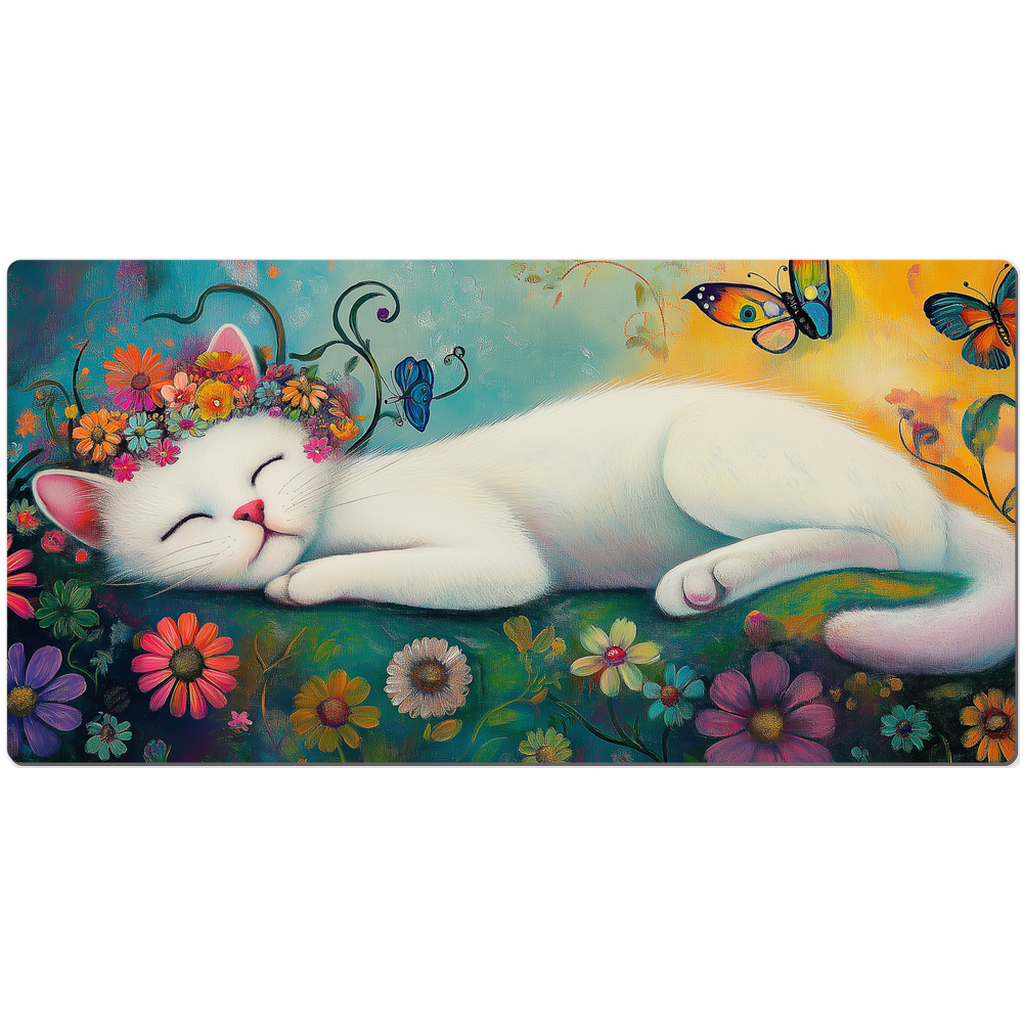 Desk Mats - Sleep In The Garden