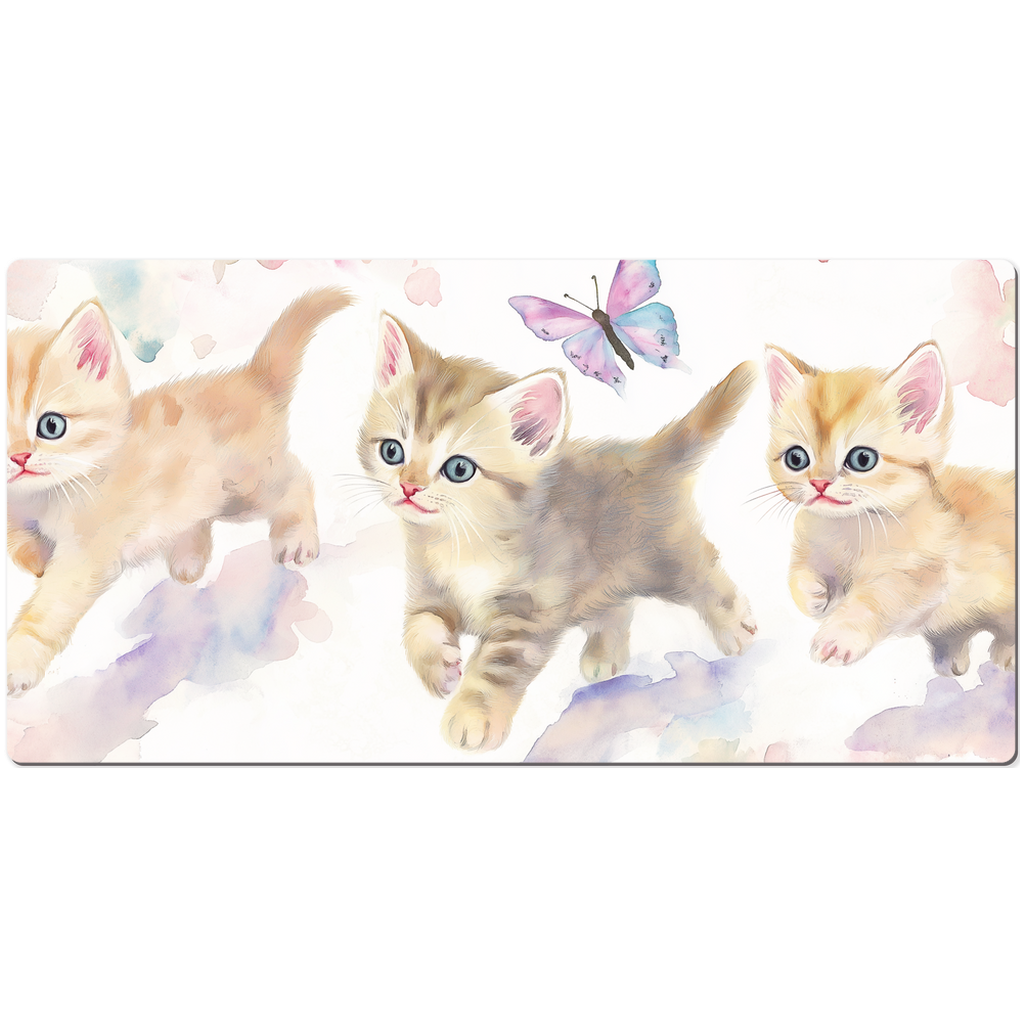 Desk Mats - 3 Kittens